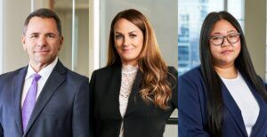 Chicago wrongful death attorneys, Lance D. Northcutt, Jennifer L. Ashley, and Emily T. Art